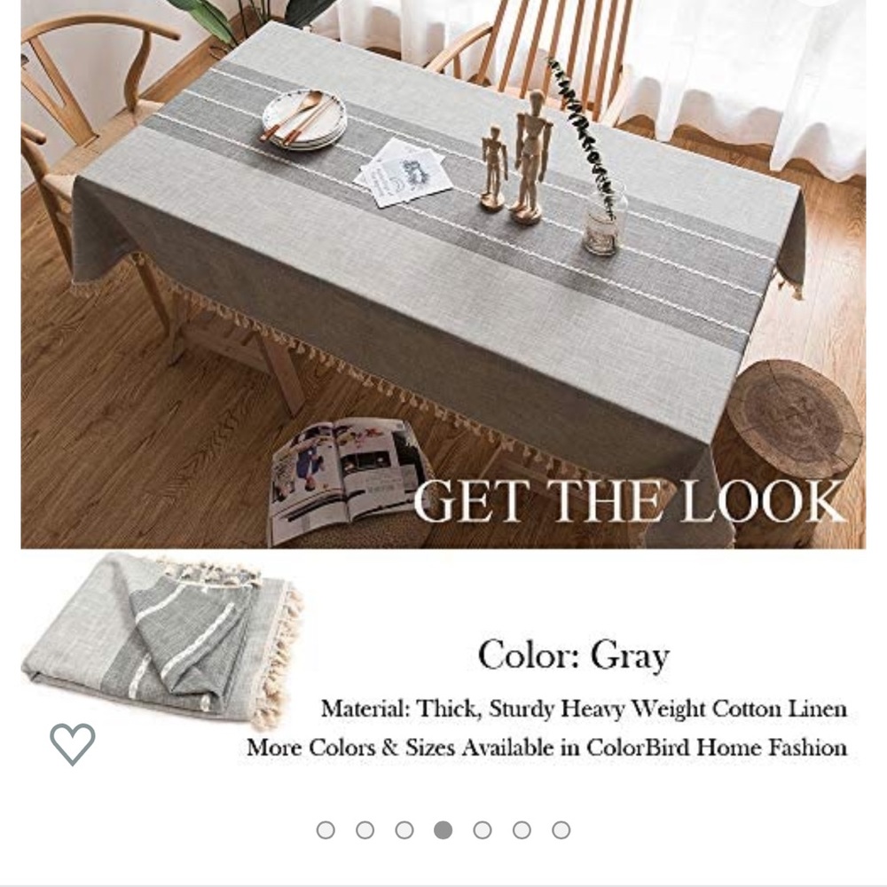 Tablecloth 55”x 120”